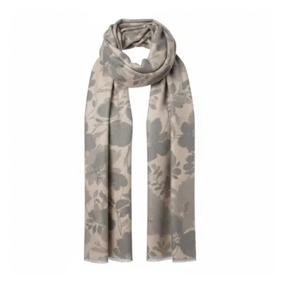 Franchetti Bond Women's Cristina Grey Floral Print Shawl In Gray