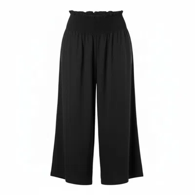 Franchetti Bond Women's Letizia Ruched Top Trouser In Black