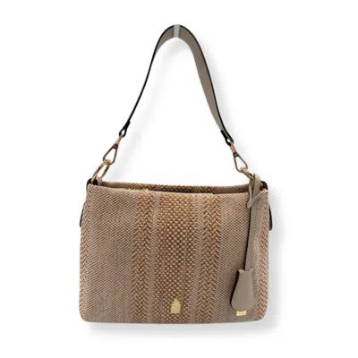 Franchetti Bond Women's Neutrals Cara Italian Raffia Classic Beige