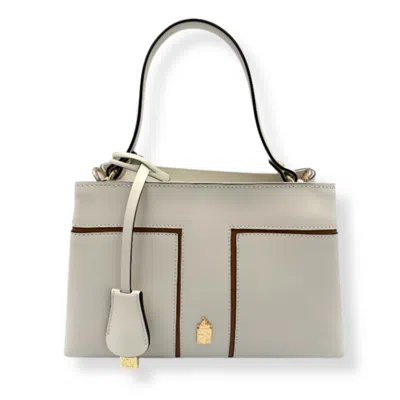 Franchetti Bond Women's Neutrals Gio Italian Leather Classic Cream/tan In Multi