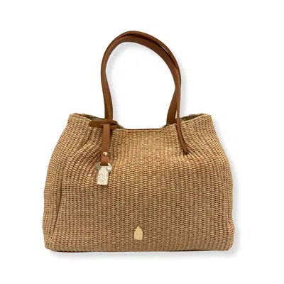 Franchetti Bond Women's Neutrals Petra Italian Raffia Classic Beige In Sand