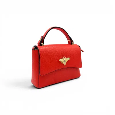 Franchetti Bond Women's Orange Bee Italian Leather Hot Coral