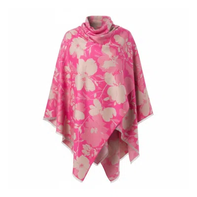 Franchetti Bond Women's Pink Susanna Fuchsia Floral Print Wrap