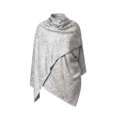 Franchetti Bond Women's Susanna Grey & Beige Batik Wrap In Gray