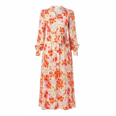 Franchetti Bond Women's Tomassa Red Pansies Occasion Dress