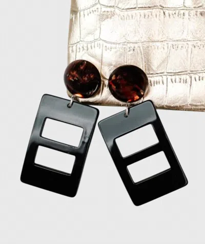 Francine Bramli Women's Eph25 Earrings In Black