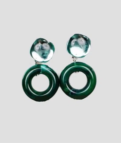 Francine Bramli Women's Vanille Sa Earrings In Green