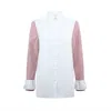 Francini_k Women's White / Red Striped Shirt In White/red