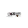 Francis Green Women's Red / Silver / Orange The Creation Ring