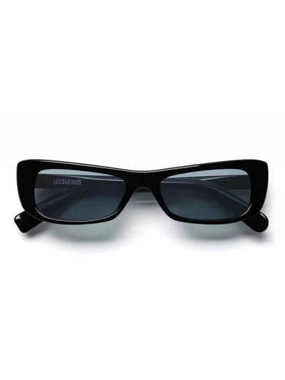 Francis Klein Capri Eyewear In Black Yelloy Gold Grey