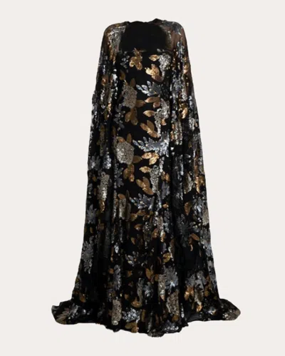 Francisco Arce Women's Ñami Convertible Sequin-embellished Gown In Black