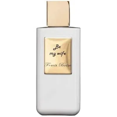 Franck Boclet Unisex Be My Wife Extrait De Parfum Spray 3.4 oz (tester) Fragrances 3575075450939