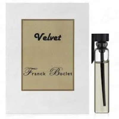 Franck Boclet Unisex Velvet Extrait De Parfum Spray 0.05 oz (tester) Fragrances 3575071754543