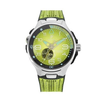 Pre-owned Franck Dubarry Men's 'deep Ocean' Green Dial Automatic Watch 09 Green