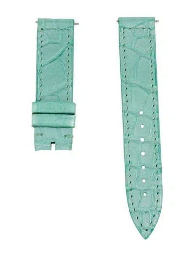 Pre-owned Franck Muller 16mm Watch Strap In Blue