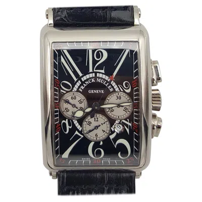 Pre-owned Franck Muller 18kt White Gold  Watch Long Island 1200 Cc At Serviced Warranty
