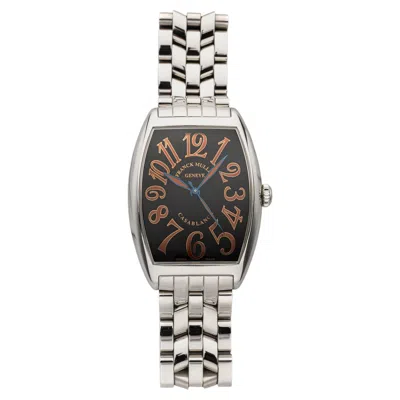 Pre-owned Franck Muller 2000s  Casablanca 2852 Stainless Steel Black Dial Automatic 31 Mm