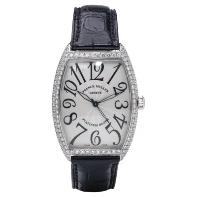 Pre-owned Franck Muller 6850 Sc D – 18kt White Gold With Factory Diamond Bezel