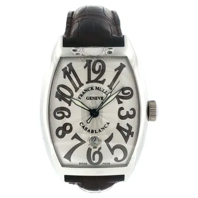 Pre-owned Franck Muller Casablanca 8880 C Dt Steel Leather Automatic Watch In Multiple