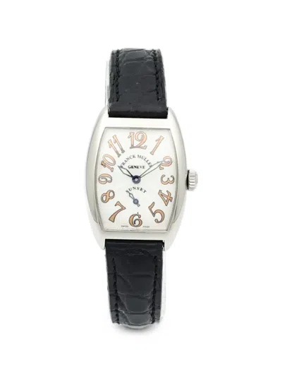 Pre-owned Franck Muller Cintrée Curvex 35mm Watch In White