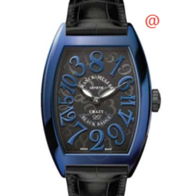 Franck Muller Cintree Curvex Automatic Black Dial Men's Watch 8880chblackbadgeacbl(nrbl) In Blue