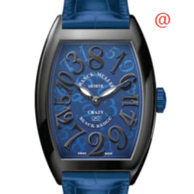 Franck Muller Cintree Curvex Automatic Blue Dial Men's Watch 8880chblackbadgeacnr(blnr) In Black / Blue