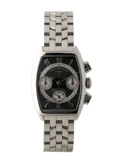 Pre-owned Franck Muller Cintrée Curvex Chronograph Watch, 29mm In Multi