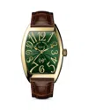 Franck Muller Cintree Curvex Classic Watch, 36mm In Brown
