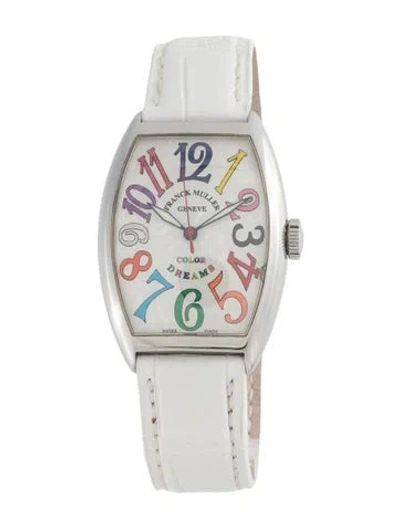 Pre-owned Franck Muller Cintrée Curvex Color Dreams Watch In Multi