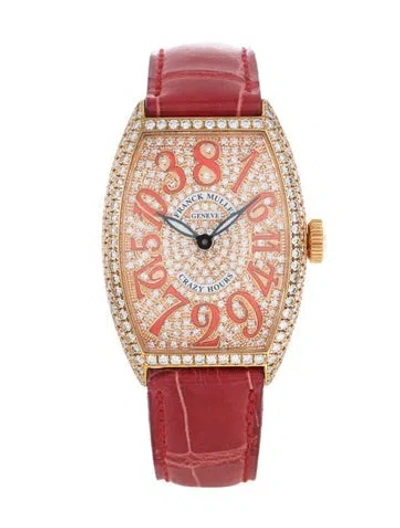 Pre-owned Franck Muller Cintree Curvex Crazy Hours Watch In Multi