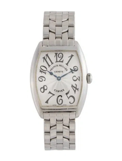 Pre-owned Franck Muller Cintrée Curvex Watch, 28mm In Multicolor