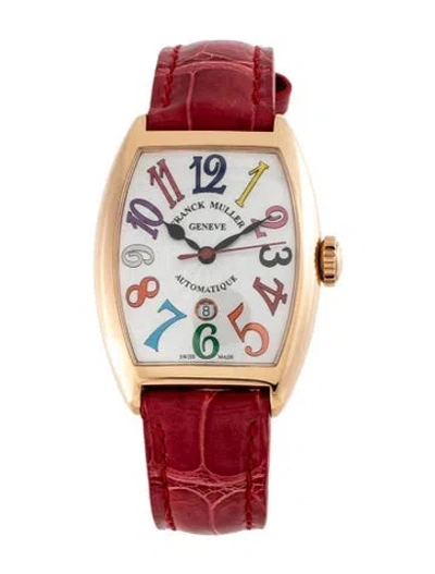 Pre-owned Franck Muller Cintrée Curvex Watch In Multicolor