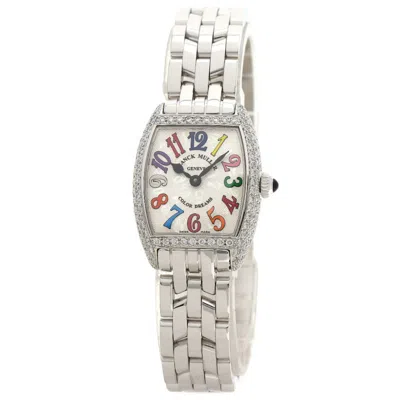 Pre-owned Franck Muller Color Dreams Stainless Steel Wristwatch ()