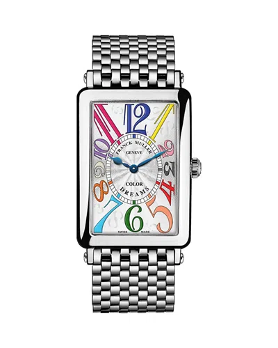 Franck Muller Color Dreams Watch, 51.8mm X 30.6mm In Metallic