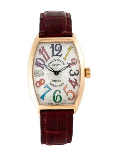 Pre-owned Franck Muller Color Dreams Watch In Multicolor