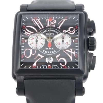 Franck Muller Conquistador Automatic Black Dial Unisex Watch 10000hccnrblk In Gold