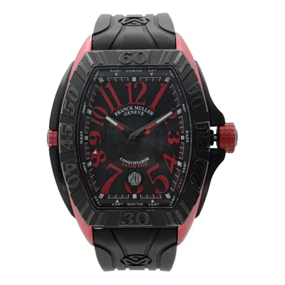 Pre-owned Franck Muller Conquistador Grand Prix Titanium Black Dial Watch 8900 Sc Dt Gpg
