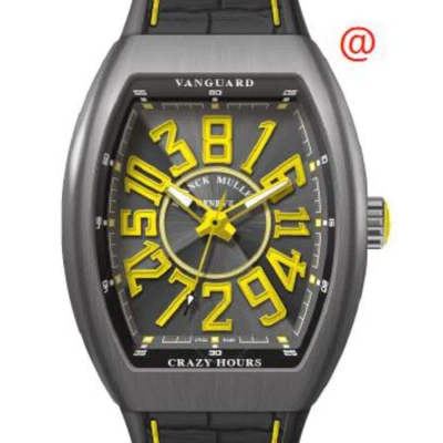 Franck Muller Crazy Hours Automatic Black Dial Men's Watch V41chttbrja(antjaja) In Gray