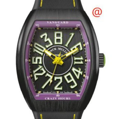 Franck Muller Crazy Hours Automatic Black Dial Men's Watch V41chttnrbrvl(nrblcve) In Neutral