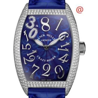 Franck Muller Crazy Hours Automatic Diamond Blue Dial Ladies Watch 5850ch30thd(acbl)