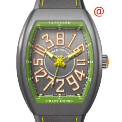 Franck Muller Crazy Hours Automatic Grey Dial Men's Watch V41chttbrve(ttblcor) In Black