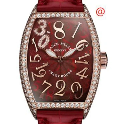 Franck Muller Crazy Hours Automatic Red Dial Unisex Watch 5850ch30thd(5ner)