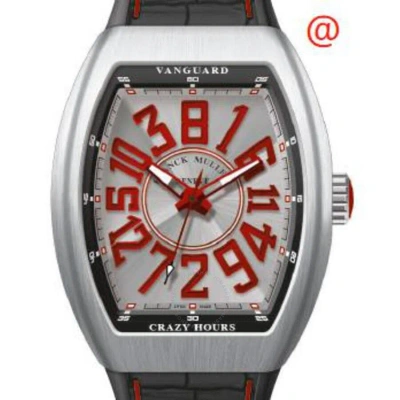 Franck Muller Crazy Hours Automatic Silver Dial Men's Watch V41chacbrer(acrgerge) In Red