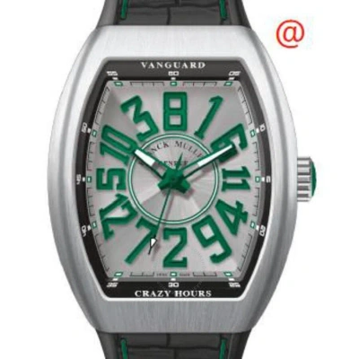 Franck Muller Crazy Hours Automatic Silver Dial Men's Watch V41chacbrvr(acvrvr) In Green