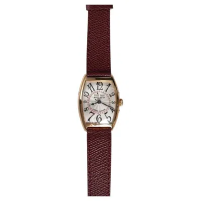 Pre-owned Franck Muller Frank Muller 2852 Triple Calendar Watch In 18k Yellow Gold, 1990-2000