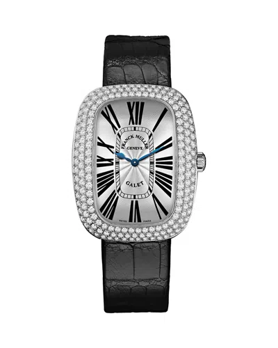 Franck Muller Galet Classic Watch, 28.75mm X 38mm In Metallic