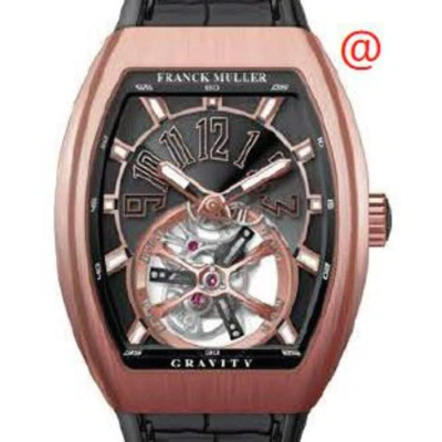 Franck Muller Gravity Hand Wind Black Dial Men's Watch V41tgravitycs5nbrnr(nrnr5nbr) In Red