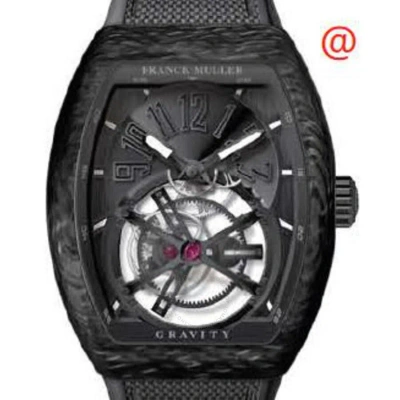 Franck Muller Gravity Hand Wind Black Dial Men's Watch V45tgravitycscarbonnr(nrnrnr) In Brown