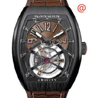 Franck Muller Gravity Hand Wind Brown Dial Men's Watch V45tgravitycsttnrbrbz(bzblcnr) In Black