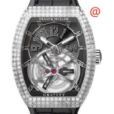 Franck Muller Gravity Hand Wind Diamond Black Dial Men's Watch V45tgravitycsdacnr(nrnrac)